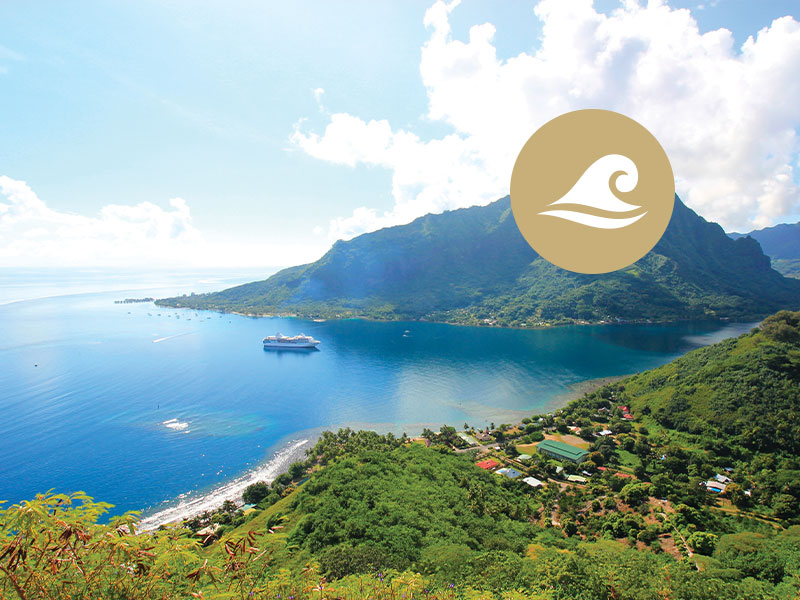 Vague d'or - Croisière accompagnée Les beautés de l'océan Pacifique