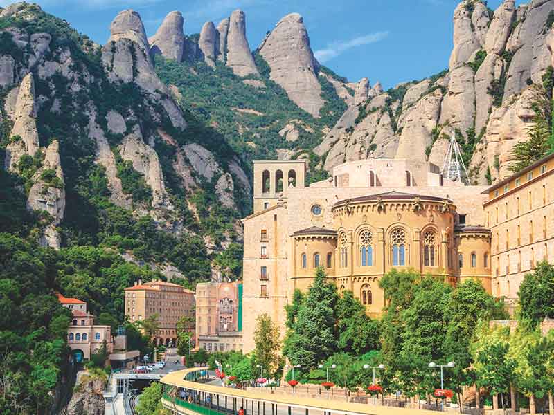 Vue de l'eau depuis Santorin