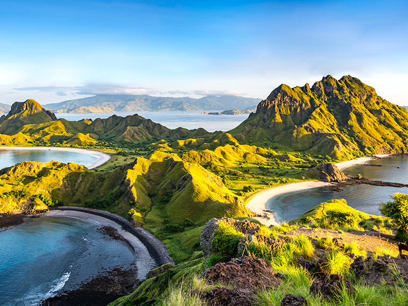 Île Padar à l'est de Komodo