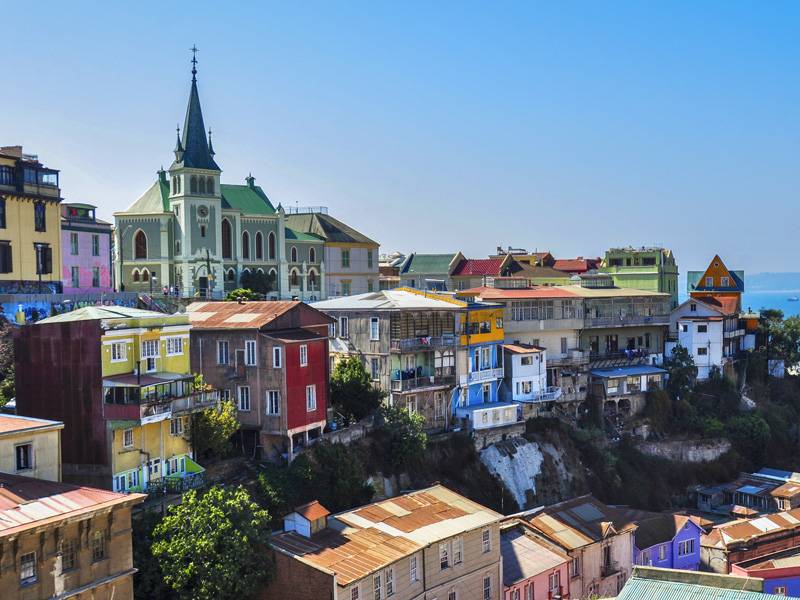 Le quartier Cerro Concepción à Valparaíso