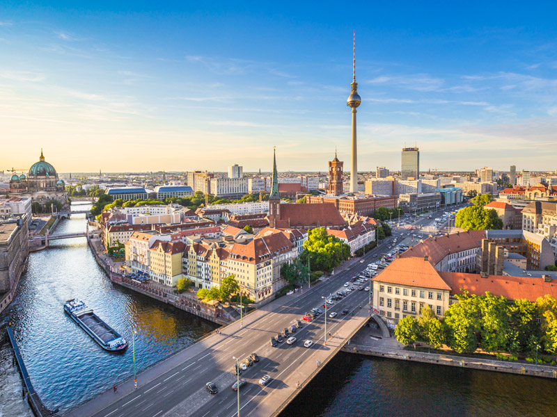 Berlin et sa tour Fernsehturm