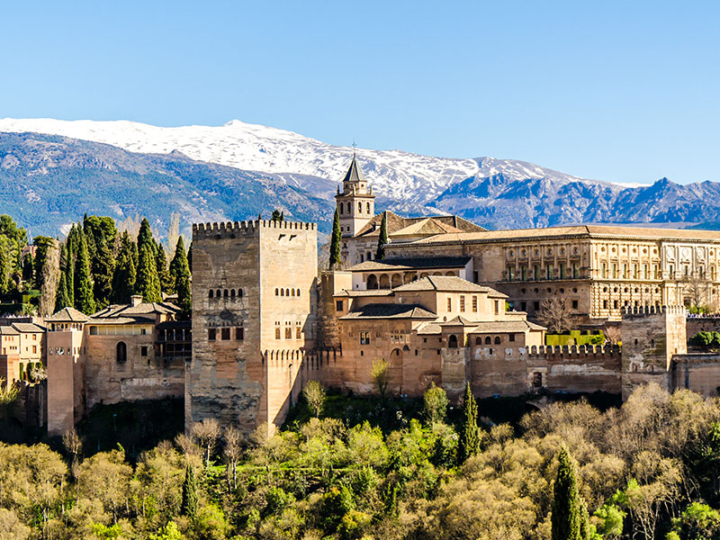 L'Alhambra de Grenade en Andalousie