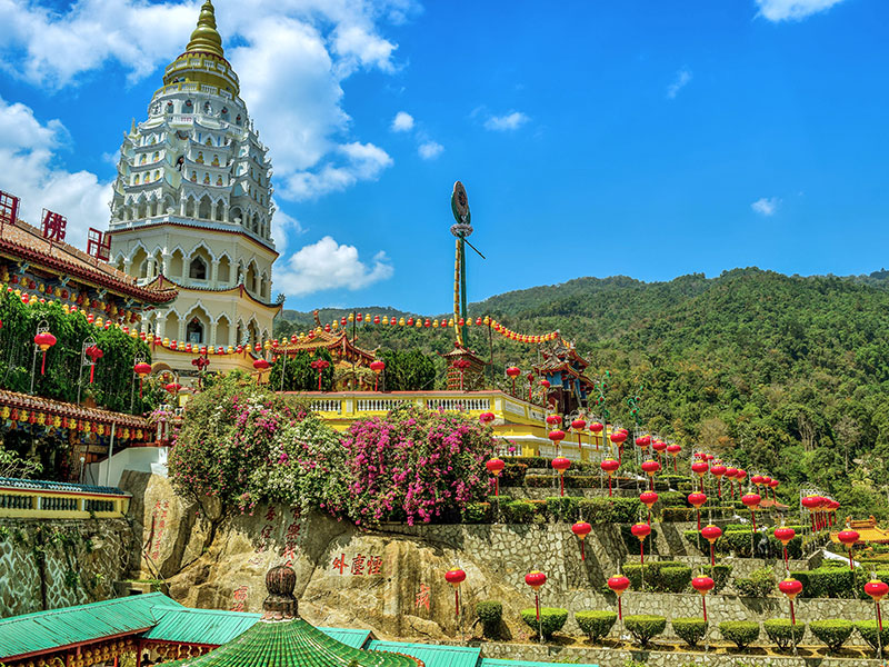 Temple Kek Lok Si sur l'île de Penang