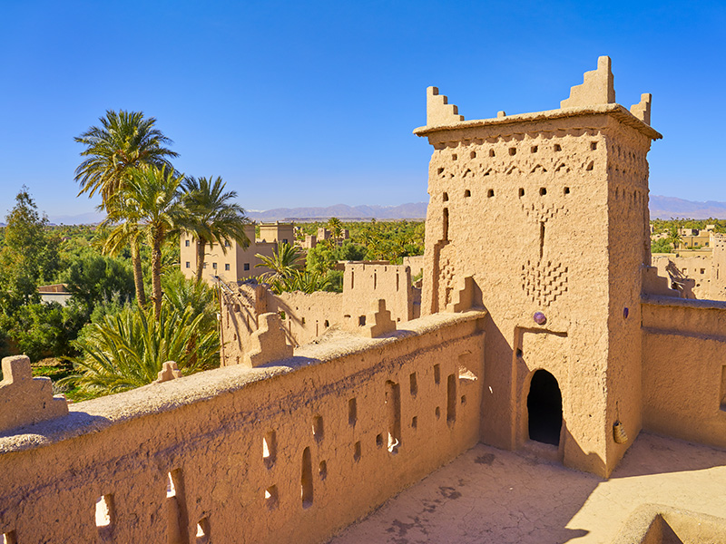 Balcon de style berbère
