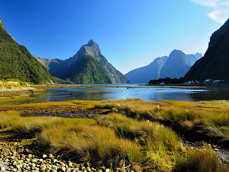 Fjord Milford Sound en Nouvelle-Zélande