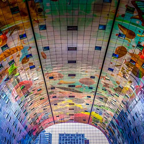 Impressionnant plafond du marché central